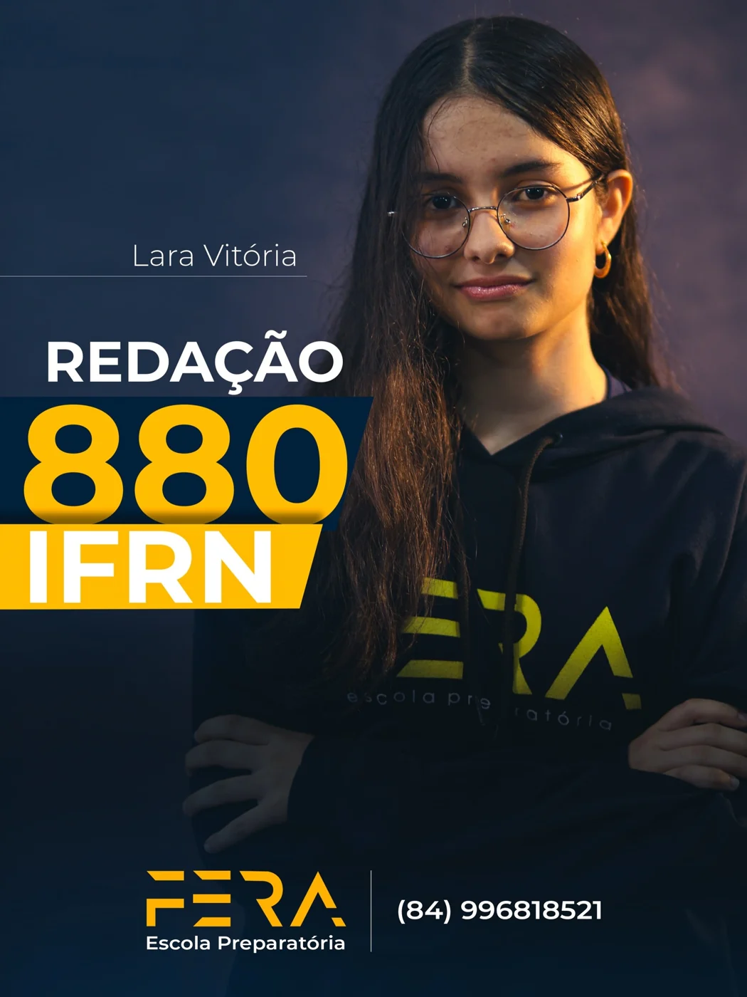 Lara Vitória — redação 880 · IFRN · 2025