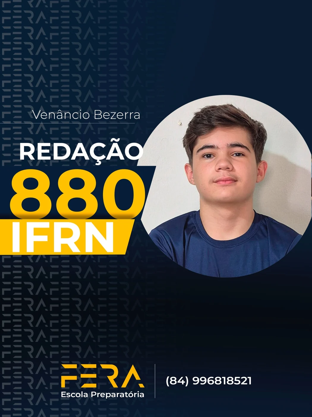 Venâncio Bezerra — redação 880 · IFRN · 2025