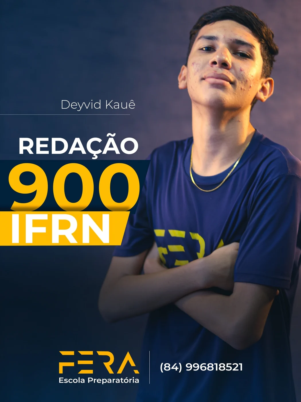 Deyvid Kauê — redação 900 · IFRN · 2025