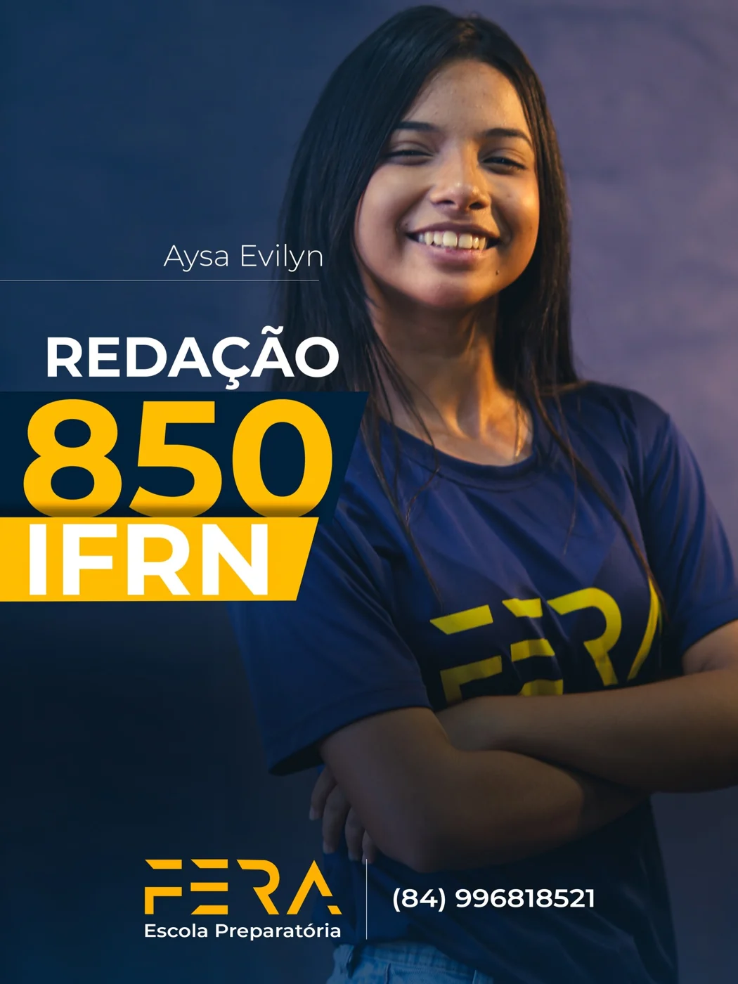 Aysa Evilyn — redação 850 · IFRN · 2025