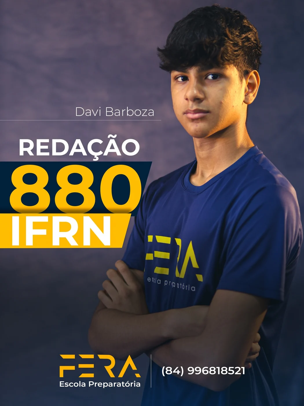 Davi Barboza — redação 880 · IFRN · 2025