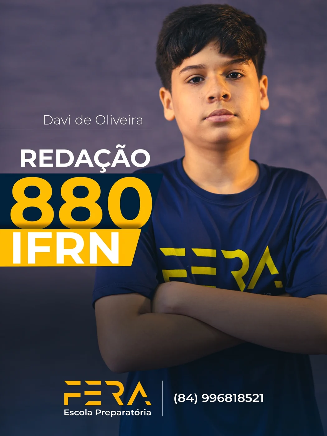 Davi de Oliveira — redação 880 · IFRN · 2025