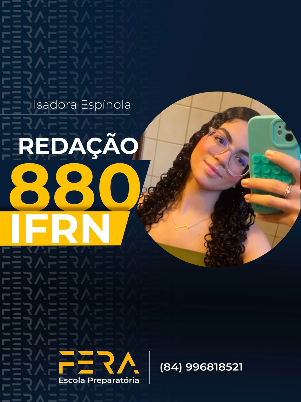 Isadora Espínola — redação 880 · IFRN · 2025
