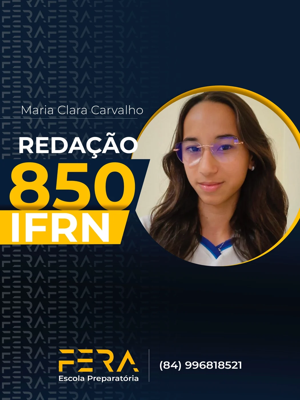 Maria Clara Carvalho — redação 850 · IFRN · 2025